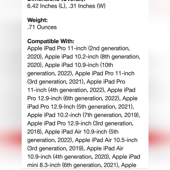 Logitech Crayon Digital Pencil For Apple IPad - Picture 9 of 11